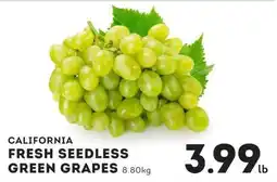 IGA California fresh seedless green grapes offer