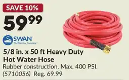 Princess Auto Swan 5/8 in. x 50 ft Heavy Duty Hot Water Hose offer