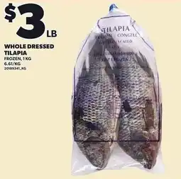 Loblaws Whole dressed tilapia offer