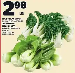 Loblaws Baby Bok Choy offer