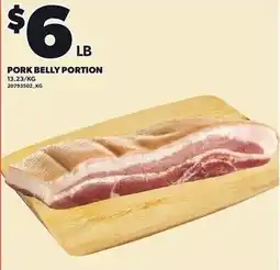 Loblaws Pork belly portion offer