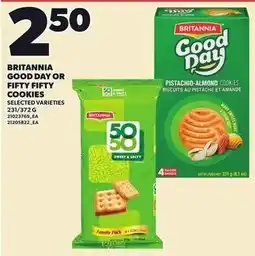 Loblaws Britannia good day or fifty fifty cookies offer