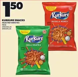 Loblaws Kurkure snacks selected varieties offer
