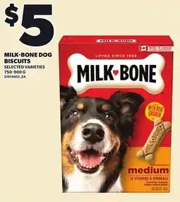 Loblaws Milk bone dog biscuits offer