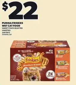 Loblaws Purina Friskies wet cat food offer