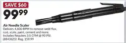 Princess Auto Air Needle Scaler offer