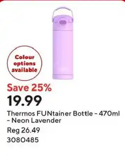 Staples Thermos FUNtainer Bottle offer