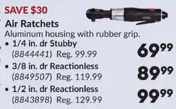 Princess Auto Air Ratchets offer