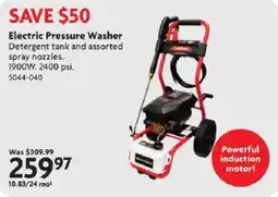 Home Hardware Electric Pressure Washer offer