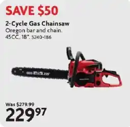 Home Hardware Oregon 2-Cycle Gas Chainsaw offer