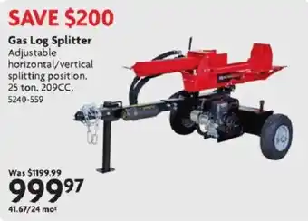 Gas Log Splitter