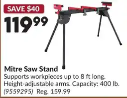 Princess Auto Mitre Saw Stand offer