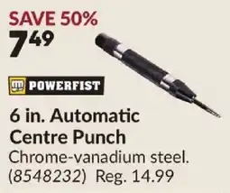 Princess Auto Powerfist 6 in. Automatic Centre Punch offer