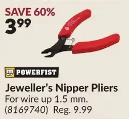 Princess Auto Powerfist Jeweller's Nipper Pliers offer