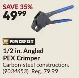 Princess Auto Powerfist 1/2 in. Angled PEX Crimper offer