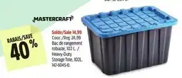Canadian Tire Mastercraft heavy-duty storage tote offer