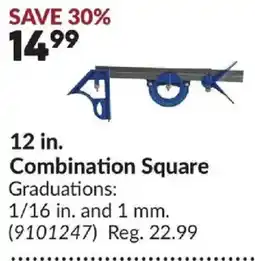 Princess Auto 12 in. Combination Square offer
