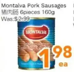 Ample Food Market Montalva pork sausages offer