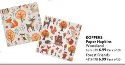 Home Hardware Koppers Paper Napkins Woodland offer