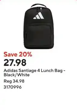 Staples Adidas Santiage 4 Lunch Bag offer