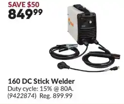 Princess Auto 160 DC Stick Welder offer