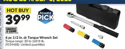 Princess Auto Grease & Gear 6 pc 1/2 in. dr Torque Wrench Set offer
