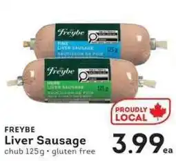 IGA Freybe liver sausage offer