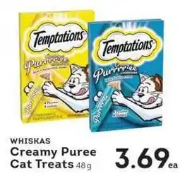 IGA Whiskas Creamy Puree Cat Treats offer
