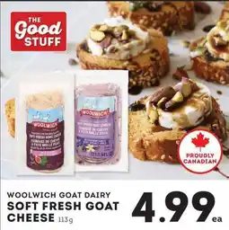 IGA Woolwich goat dairy soft fresh goat cheese offer
