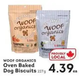 IGA Woof Organics Oven Baked Dog Biscuits offer