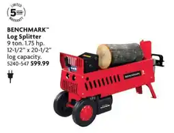 Home Hardware Benchmark log splitter offer