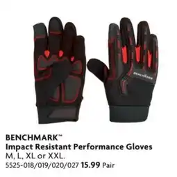 Home Hardware Benchmark impact resistant performance gloves offer