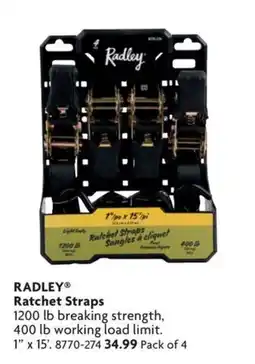Home Hardware Radley Ratchet Straps offer