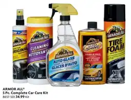 Home Hardware Armor all 5 pc. complete car care kit offer