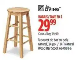 Canadian Tire for living wood bar stool offer