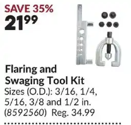 Princess Auto Flaring and Swaging Tool Kit offer