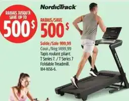 Canadian Tire NordicTrack T Series 7 Foldable Treadmill offer