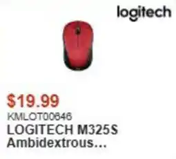 Canada Computers Logitech m325s ambidextrous offer
