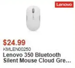 Canada Computers Lenovo 350 Bluetooth Silent Mouse Cloud Gre... offer