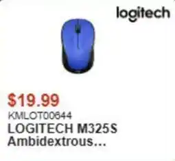 Canada Computers Logitech m325s ambidextrous offer