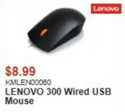 Canada Computers Lenovo 300 Wired USB Mouse offer