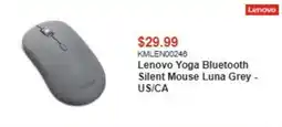 Canada Computers Lenovo Yoga Bluetooth Silent Mouse Luna Grey offer