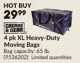 Princess Auto Grease & Gear 4 pk XL Heavy-Duty Moving Bags offer