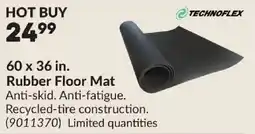 Princess Auto Technoflex rubber floor mat offer