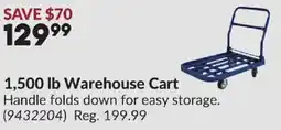 Princess Auto Warehouse Cart offer