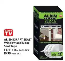 Home Hardware Alien draft seal window and door seal tape offer