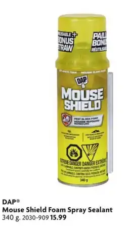 Home Hardware Dap mouse shield foam spray sealant offer