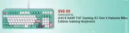 Canada Computers Asus ra09 tuf gaming k3 gen ii hatsune miku edition gaming keyboard offer