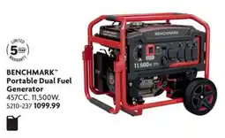 Home Hardware Benchmark portable dual fuel generator offer