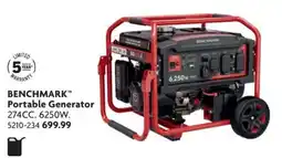 Home Hardware Benchmark portable generator offer